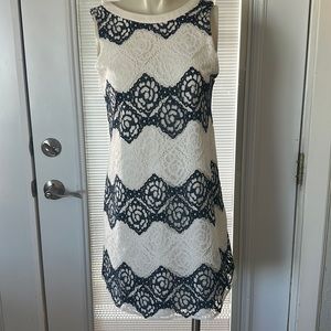 Annabella summer dress Ivory white Blue